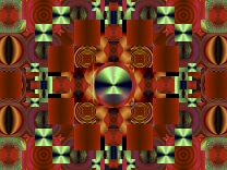 Warm mandala fans